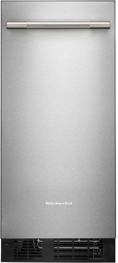 KitchenAid® 15” 25 lb. PrintShield™ Stainless Steel Ice Maker
