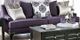Furniture of America® Sisseton Light Purple Sofa and Loveseat Set-1
