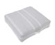 Renwil® Rousseau Ivory/Light Gray Pouf-0