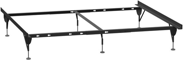 Rize Home Universal Twin/Full/Queen/California King/King Bed Frame with Threaded Glides and 6 Legs-4