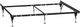 Rize Home Universal Twin/Full/Queen/California King/King Bed Frame with Threaded Glides and 6 Legs-4