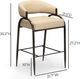 TOV Furniture Tatum Bronze/Taupe Counter Stool-2