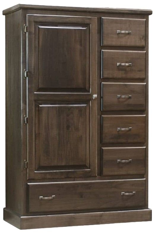 Wolfcraft Furniture Vesper Brown Gentleman’s Chest-0