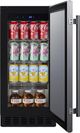 Summit® 15" Stainless Steel Under The Counter Refrigerator-3