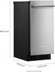 KitchenAid® 18” PrintShield™ Stainless Steel Ice Maker-2