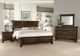 Vaughan-Bassett Sawmill Sedona Queen Louver Storage Bed-4