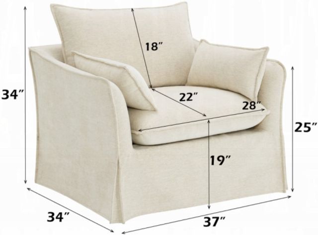 ACME Furniture Shane Beige Chair-2
