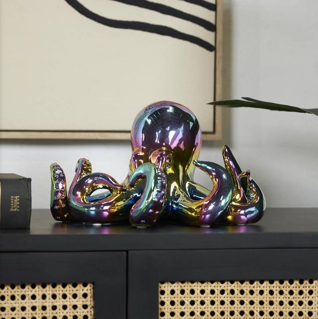 Deco Marche Multi Colored 7" Octopus Sculpture-4