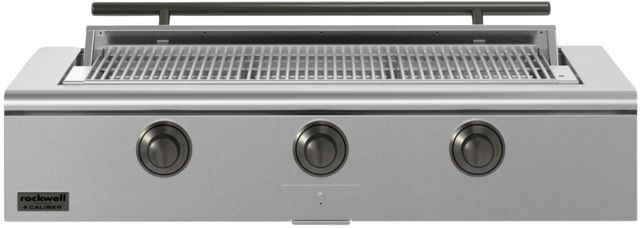 Caliber™ Rockwell Social 3-Burner Stainless Steel Built-In Liquid Propane Grill with Pewter Hardware-0