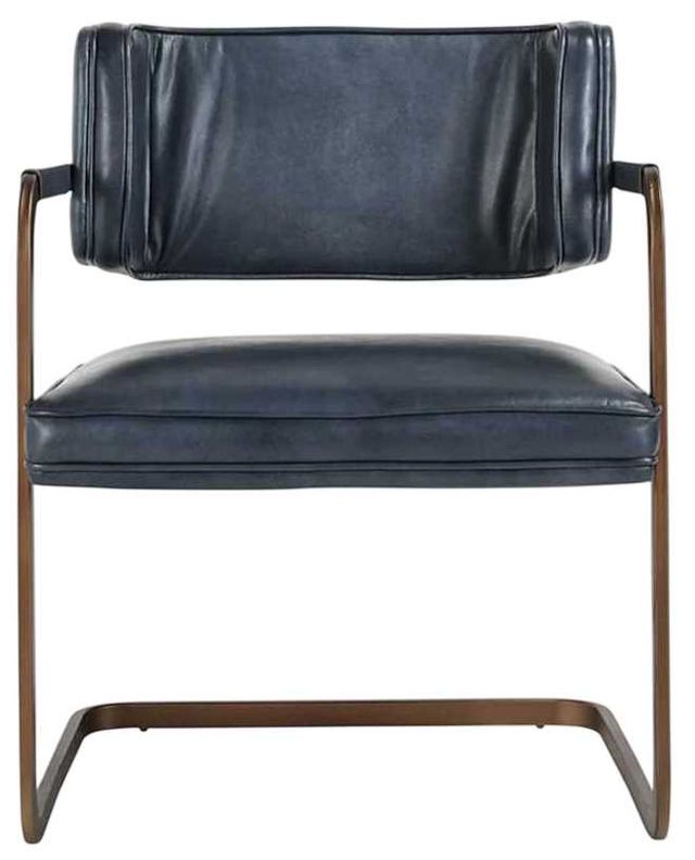 Classic Home Fonda Gold/Ocean Blue Dining Chair-2