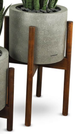 Le Present Century Concrete Grey 27" Planter-0
