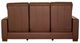 La-Z-Boy® Acadia Chestnut Leather Power Reclining Sofa with Headrest-4