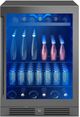 Centre de breuvage sous-comptoir de 24 po Zephyr Presrv™ de 5.6 pi³ - Cadre en acier inoxydable noir-0