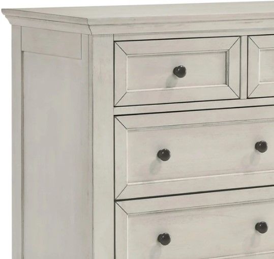 Intercon San Mateo Rustic White Youth Dresser-1