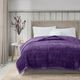 Olliix by Madison Park Coleman Purple King Reversible Down Alternative Blanket-4