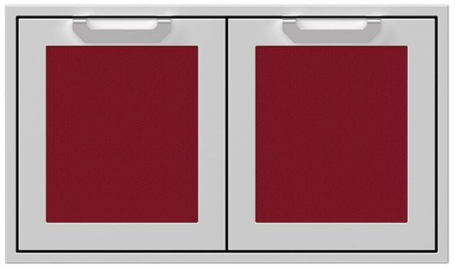 Hestan® AGSD Series 36" Tin Roof Outdoor Double Storage Doors-0