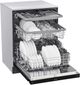 LG 24" Black Built In Front Control Dishwasher with QuadWash™ and 3rd Rack-3
