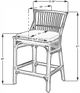 Jeffan Winston II Blue Counter Stool-4