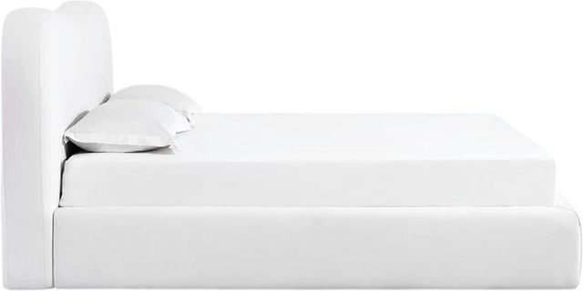 Modus Furniture Elena Vanilla Eastern King Upholstered Panel Bed-3