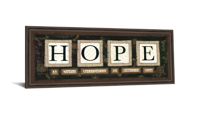 Classy Art Hope by Anne Lapoint Wall Art-1