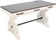Sunny Designs™ Pasadena Buckskin/Marble White Writing Desk-0