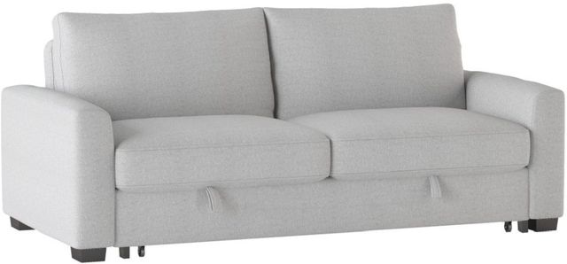Homelegance® Price Gray Convertible Studio Sofa with Pull-Out Bed-0