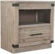 aspenhome® Foundry Weathered Stone Nightstand-1