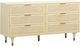 TOV Furniture Sierra Buttermilk 60" 6-Drawer Dresser-0