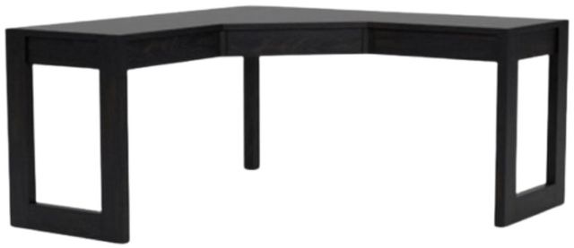 Riverside Furniture Westwood Ebony Whiskey Oak Corner Desk-0