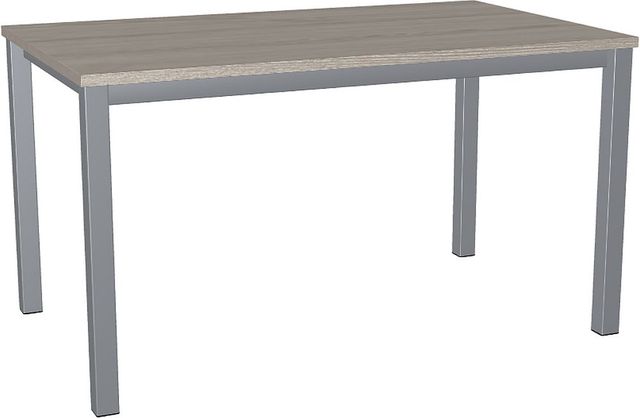 Amisco Customizable Azilis Thermo Fused Laminate Rectangular Dining Table Top with Metal Base-1