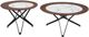 Zuo® Modern Anderson 2-Piece Multicolor Coffee Table with Metal Base Set-2