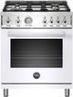 Bertazzoni Professional Series 30" White Pro Style Gas Range-0