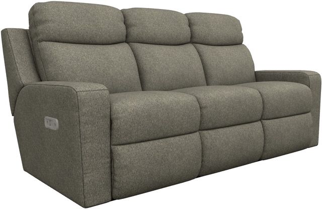La-Z-Boy® Emmons Granite Power Reclining Sofa with Headrest-0