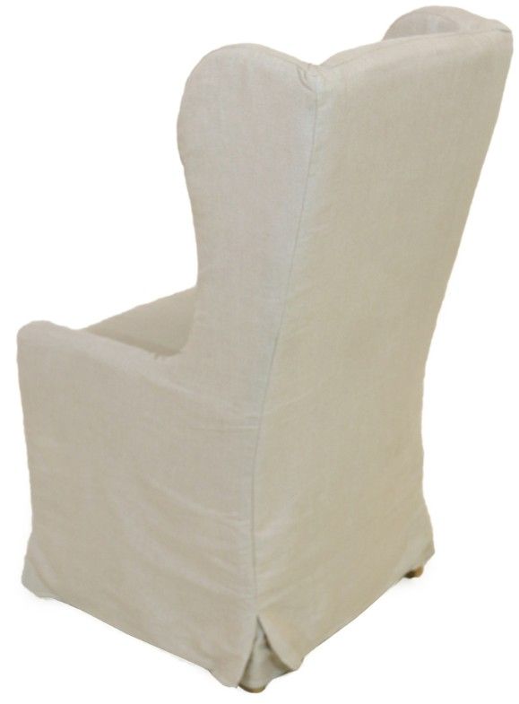 Furniture Classics Beige Highback Host Chair-1