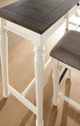 Steve Silver Co. Joanna Ivory/Mocha Sofa Table-2