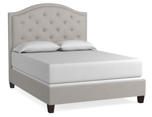 Bassett® Furniture Custom Upholstered Beds Vienna Arched Bed-0
