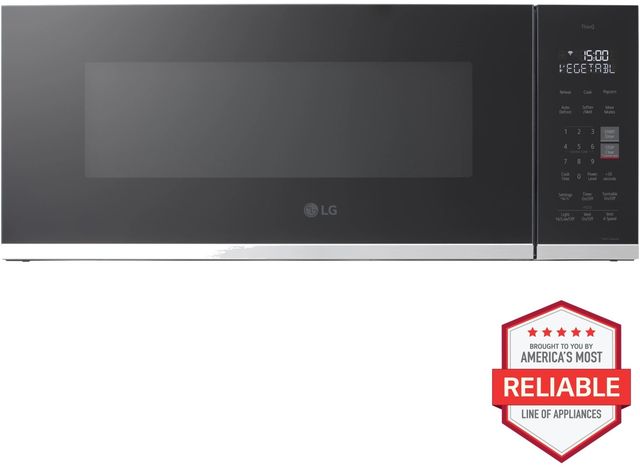 LG 1.3 Cu. Ft. PrintProof® Stainless Steel Over The Range Microwave-1