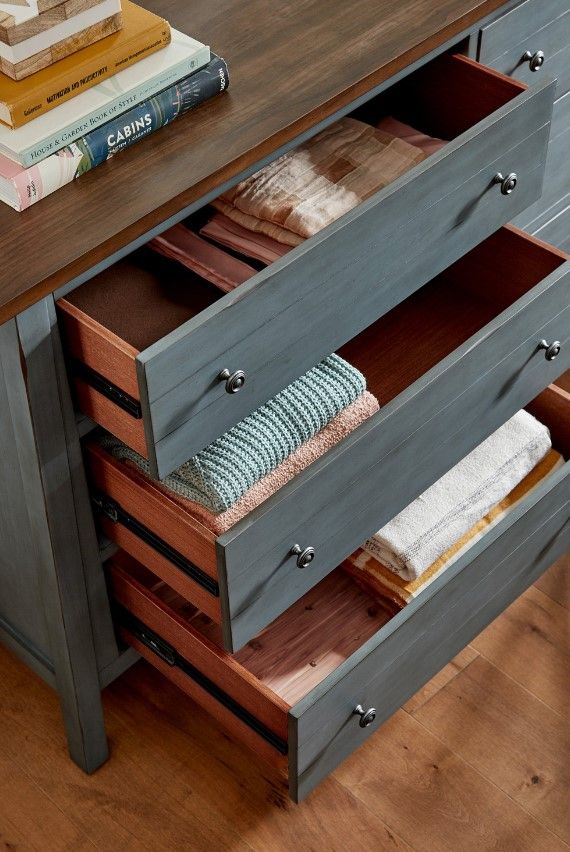 aspenhome® Pinebrook Denim Dresser-1