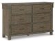 Signature Design by Ashley® Shamryn 3-Piece Grayish Brown Twin Panel Bed Set-2