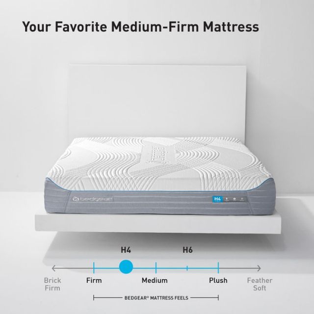 BEDGEAR® H4 Performance® 12" Hybrid Medium Pillow Top California King Mattress-2