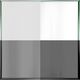 Korson Furniture Acrobat Stainless Steel 4 Tiered Multi-Shade Glass Top Coffee Table-2