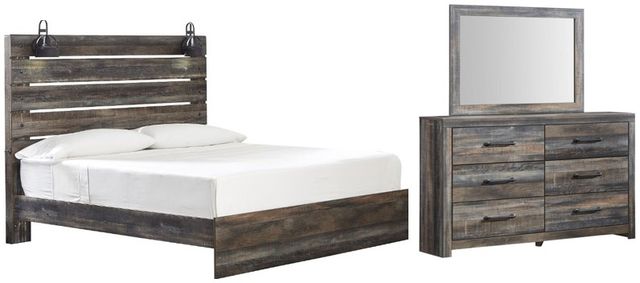 Signature Design by Ashley® Drystan 3-Piece Multi Queen Panel Bed Set-0