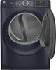 GE® Sapphire Blue Front Load Washer & Gas Dryer Laundry Pair-3