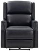 BarcaLounger® Vintage Conrad Shoreham Blue Power Recliner with Headrest-2