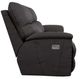 La-Z-Boy® Trouper Walnut Leather Power Reclining Loveseat with Headrest-2