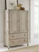 American Drew® Vista Easton Soft Gray Door Chest-1