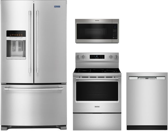 Maytag® 4 Piece Fingerprint Resistant Stainless Steel Kitchen Package-0