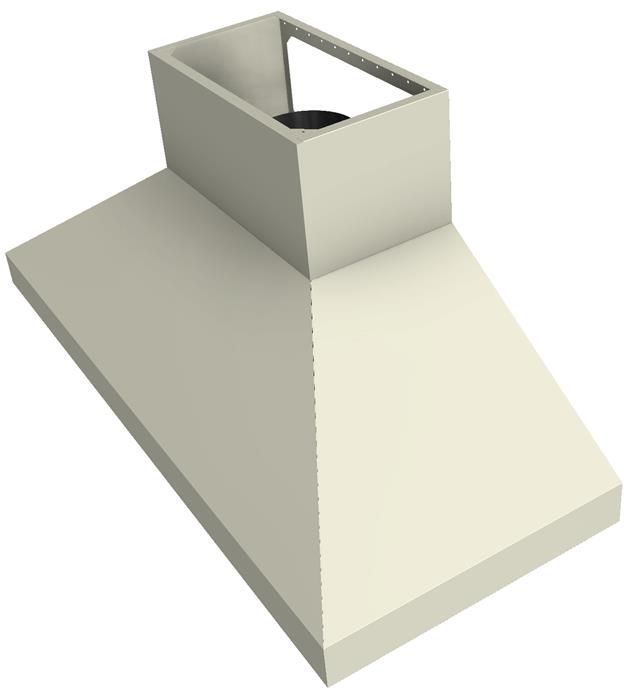 Vent-A-Hood® 66" Biscuit Euro-Style Wall Mount Range Hood-1