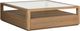 Four Hands Shiloh Glass Top Coffee Table with Sandy Oak Base-0