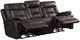 Elements International Trinidad Pebble Brown Power Reclining Sofa-2